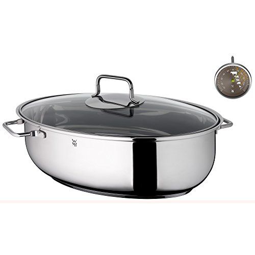 Купить Овальная жаровня WMF ProfiSelect 38х26х12 см,7.8л WMF по цене 20 100 ₽ — Superposudka Овальная жаровня WMF ProfiSelect 38х26х12 см,7.8л WMF, артикул 42