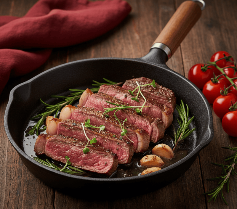 Идеальный стейк дома: почему профессионалы выбирают стальные сковороды без покрытия Идеальный стейк дома: почему профессионалы выбирают стальные сковороды без покрытия