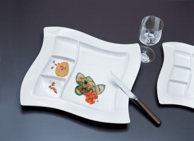 Купить Гриль-тарелка Villeroy Boch NewWave 27х27 см Villeroy по цене 4 900 ₽ — Superposudka Гриль-тарелка Villeroy Boch NewWave 27х27 см Villeroy, артикул 65