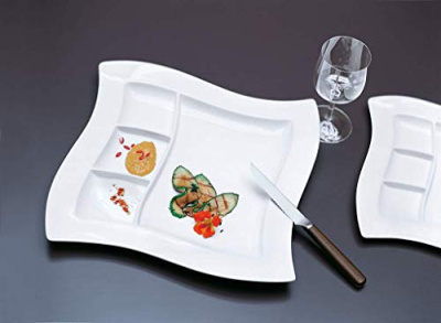 Купить Гриль-тарелка Villeroy Boch NewWave 27х27 см Villeroy по цене 4 900 ₽ — Superposudka Гриль-тарелка Villeroy Boch NewWave 27х27 см Villeroy, артикул 65